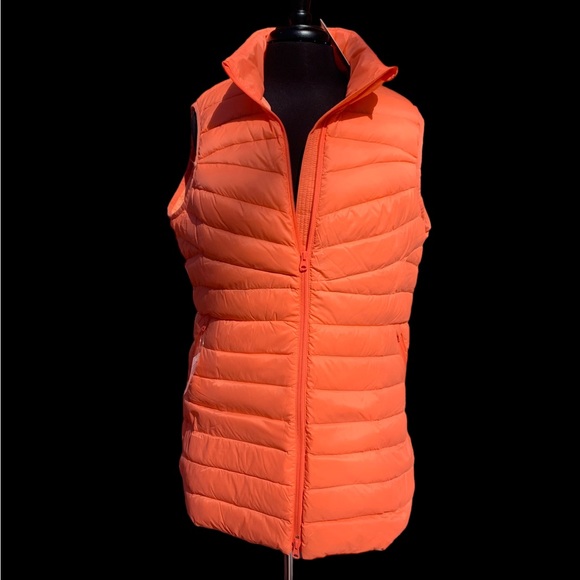 SAVE $50. -  Lands End Long Petite Puffer Vest - Picture 1 of 13